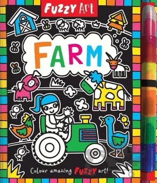 Fuzzy Art - Farm – Melanie Hibbert – IMAGINE THAT kitap kapağı