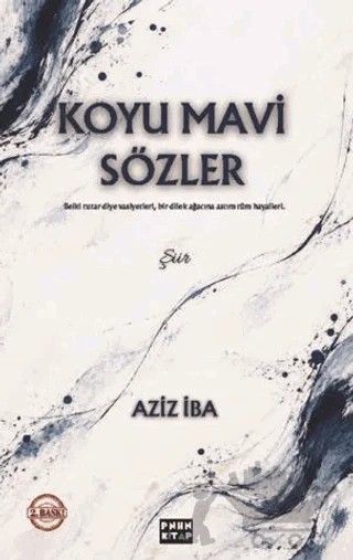Koyu Mavi Sözler – Aziz İba – Pinhan Kitap kitap kapağı