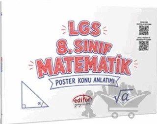 8. Sınıf LGS Matematik Poster Konu Anlatımlı – Kolektif – Editör Yayınevi kitap kapağı