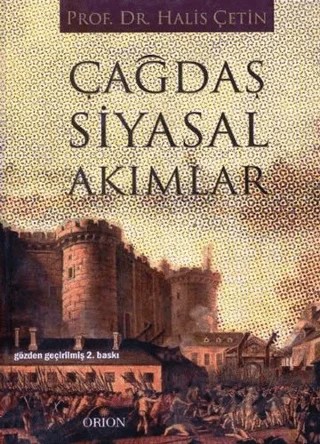 Çağdaş Siyasal Akımlar – Halis Çetin – Orion Kitabevi kitap kapağı