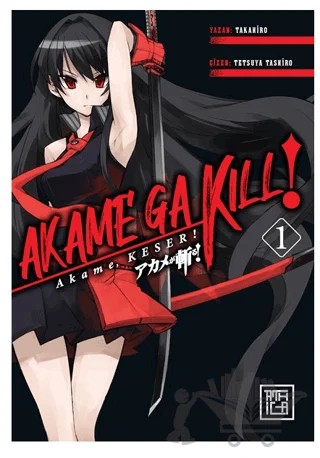 Akame Keser 1 – Takahiro – Athica Yayınları kitap kapağı