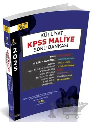 Külliyat KPSS Maliye Soru Bankası – Kolektif – Savaş Yayınevi kitap kapağı