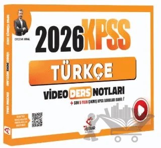 KPSS Türkçe Video Ders Notu – Ercenk Ural – Tekrar Akademi Yayınları kitap kapağı