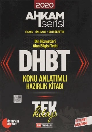 DHBT Ahkam Serisi Tüm Adaylar Konu Anlatımlı Hazırlık Kitabı – Kolektif – DDY Yayınları kitap kapağı