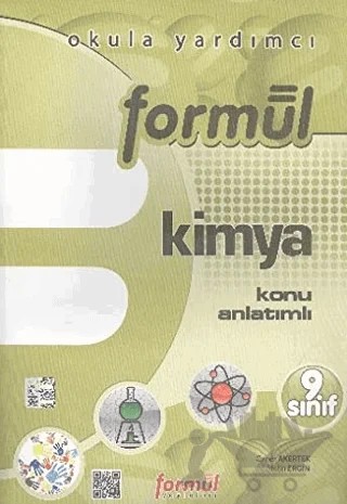 Formül 9. Sınıf Kimya Konu Anlatımlı – Caner Akertek, Metin Ergin – Formül Yayınları kitap kapağı