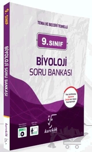 9. Sınıf Biyoloji Soru Bankası – Kolektif – Karekök Yayıncılık kitap kapağı