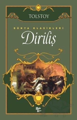 Diriliş – Lev Nikolayeviç Tolstoy – Halk Kitabevi kitap kapağı