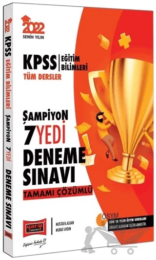2022 KPSS Eğitim Bilimleri Şampiyon 7 Deneme Çözümlü – Kolektif – Yargı Yayınevi kitap kapağı