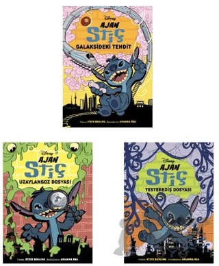 Disney Ajan Stiç - Maceraları Seti – Steve Behling – Beta Kids kitap kapağı