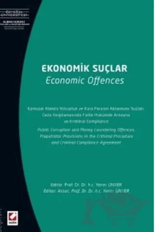 Ekonomik Suçlar – Yener Ünver – Seçkin Yayıncılık kitap kapağı