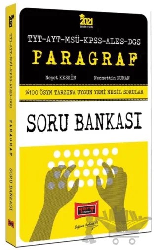 2021 TYT AYT MSÜ KPSS ALES DGS Paragraf Yeni Nesil Soru Bankası – Kolektif – Yargı Yayınevi kitap kapağı