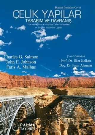 Çelik Yapılar Tasarım ve Davranış – Charles G. Salmon, John E. Johnson, Faris A. Malhas – Palme Yayıncılık kitap kapağı