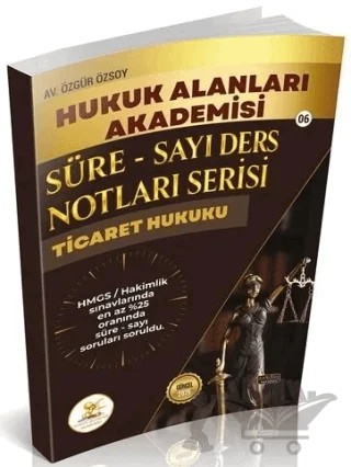 HUKAL 2026 HMGS Hakimlik Ticaret Hukuku Süre-Sayı Ders Notları – Özgür Özsoy – Savaş Yayınevi kitap kapağı