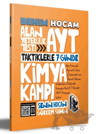 AYT Kimya Kampı – Görkem Şahin – Benim Hocam Yayınları kitap kapağı