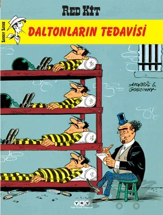 Red Kit 76 - Daltonların Tedavisi – Goscinny – Yapı Kredi Yayınları kitap kapağı