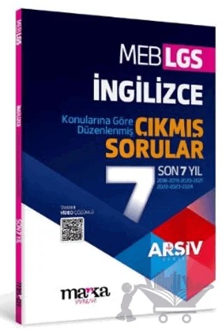 LGS İngilizce Konularına Göre Düzenlenmiş Son 7 Yıl Çıkmış Sorular – Kollektif – Marka Yayınları kitap kapağı