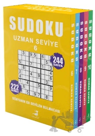 Sudoku Uzman Seviye 5 Kitap Set – Ahmet Ayyıldız – Olimpos Yayınları kitap kapağı