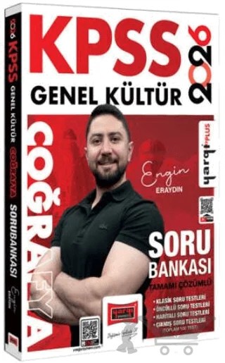 2026 KPSS Genel Kültür Tamamı Çözümlü Coğrafya Soru Bankası – Engin Eraydın – Yargı Yayınevi kitap kapağı