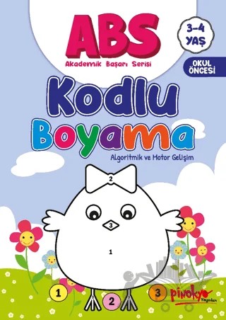 ABS 3-4 Yaş Kodlu Boyama – Buçe Dayı – Pinokyo Yayınları kitap kapağı