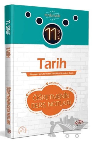 11. Sınıf Tarih Öğretmenin Ders Notları – Kolektif – Editör Yayınevi kitap kapağı