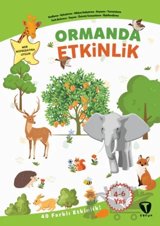 Ormanda Etkinlik – Fatma Hazan Türkkol – Turkuvaz Çocuk kitap kapağı