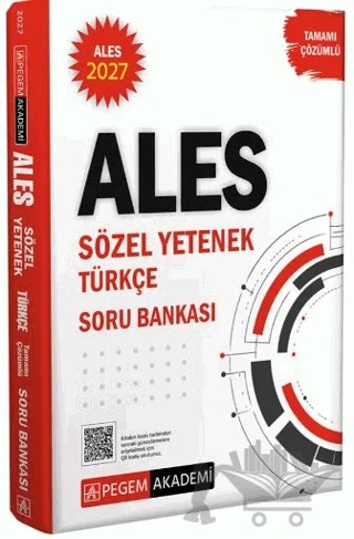 2027 ALES Sözel Yetenek Türkçe Tamamı Çözümlü Soru Bankası – Kolektif – Pegem Akademi Yayıncılık kitap kapağı