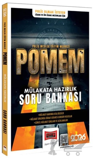 2026 POMEM Mülakata Hazırlık Soru Bankası – İrfan Ziya İbrahimgil – Yargı Yayınevi kitap kapağı