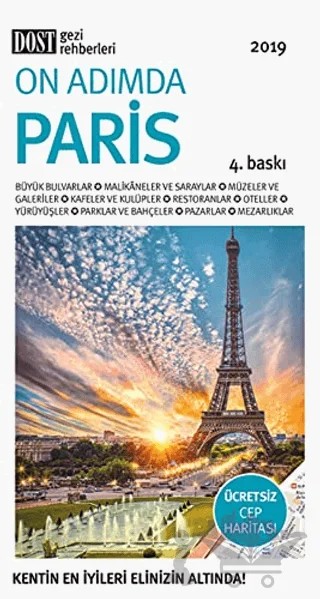 On Adımda Paris – Donna Dailey, Mike Gerrand – Dost Kitabevi Yayınları kitap kapağı