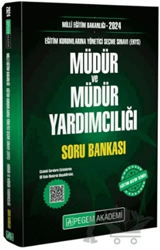 2024 MEB EKYS Müdür Ve Müdür Yardımcılığı Soru Bankası – Kolektif – Pegem Akademi Yayıncılık kitap kapağı