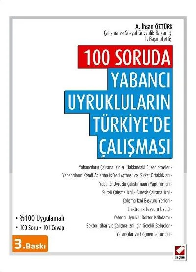 100 Soruda Yabancı Uyrukluların Türkiye'de Çalışması – Ali İhsan Öztürk – Seçkin Yayıncılık kitap kapağı