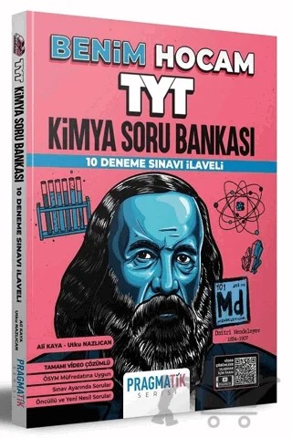 TYT Kimya Soru Bankası 10 Deneme İlaveli Pragmatik Serisi – Kolektif – Benim Hocam Yayınları kitap kapağı