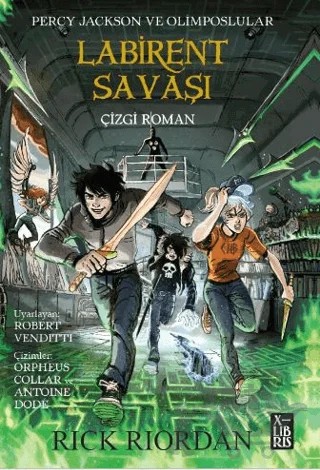Percy Jackson ve Olimposlular - Labirent Savaşı – Rick Riordan – XLIBRIS kitap kapağı