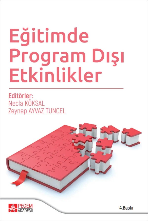 Eğitimde Program Dışı Etkinlikler – Necla Köksal, Hakkı Kontaş, İbrahim Tuncel, Meltem Çengel Schovılle – Pegem Akademi Yayıncılık kitap kapağı