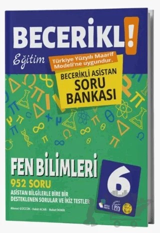6. Sınıf Becerikli Eğitim Fen Bilimleri Asistan Soru Bankası – Kolektif – Fenomen Yayınları kitap kapağı