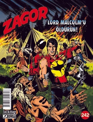 Zagor Sayı: 242 – Luigi Mignacco – Lal Kitap kitap kapağı