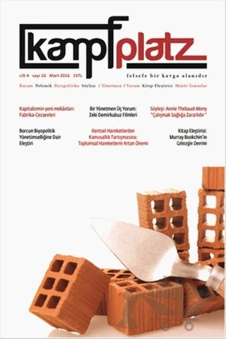Kampfplatz Cilt: 4 Sayı: 10 - Mart 2016 – Kolektif – Phoenix Yayınevi kitap kapağı