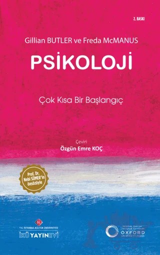 Psikoloji – Freda McManus, Gillian Butler – İstanbul Kültür Üniversitesi - İKÜ Yayınevi kitap kapağı