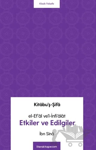 Etkiler ve Edilgiler – İbn Sina – Litera Yayıncılık kitap kapağı