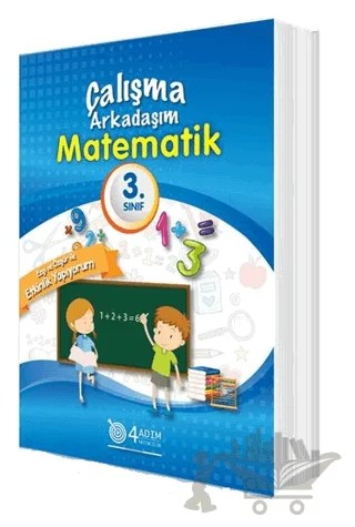 3. Sınıf Matematik Çalışma Arkadaşım – Kolektif – 4 Adım Yayınları kitap kapağı