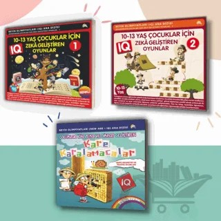 9-10-11-12-13 Yaş ve Üstü Çocuklar Için IQ Zeka - Dikkat Geliştiren Akıl Oyunları (3 Kitap) – Bahar Çelik – Ekinoks Yayın Grubu kitap kapağı