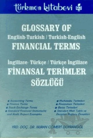 Finansal Terimler Sözlüğü / Glossary of Financial Terms – Nuran Cömert Doyrangöl – Türkmen Kitabevi kitap kapağı