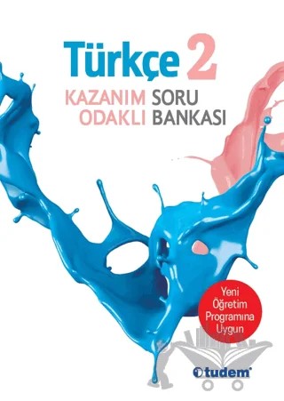2. Sınıf Türkçe Kazanım Odaklı Soru Bankası – Kolektif – Tudem Yayınları - Bayilik kitap kapağı