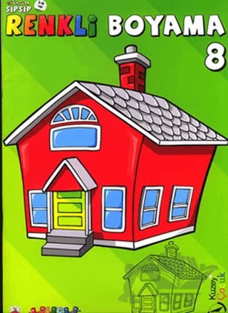 ŞıpŞıp - Renkli Boyama 8 – Yağmur Bülbül – Kuzey Yayınları kitap kapağı