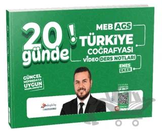 2027 MEB AGS 20 Günde Türkiye Coğrafyası Video Ders Notları