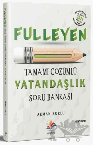 2021 KPSS Fulleyen Vatandaşlık Çözümlü Soru Bankası – Akman Zorlu – Dizgi Kitap kitap kapağı