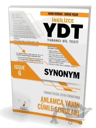 YDT İngilizce Synonym Issue 6 – Kolektif – Pelikan Tıp Teknik Yayıncılık kitap kapağı