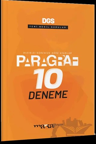 DGS Paragraf Yeni Nesil 10 Deneme – Kolektif – Marka Yayınları kitap kapağı