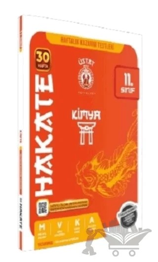 11. Sınıf Kimya Hakate Haftalık Soru Bankası Föyleri – Filiz Sarıten Aydoğan – Üstat Der Ki kitap kapağı