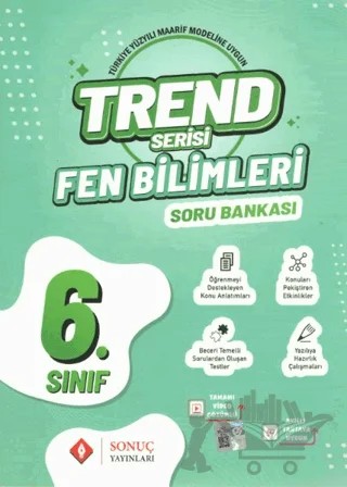 6. Sınıf Fen Bilimleri Trend Serisi Soru Bankası – Kolektif – Sonuç Yayınları kitap kapağı