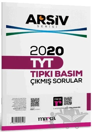 2020 TYT Arşiv Serisi Tıpkı Basım Çıkmış Sorular Tamamı Video Çözümlü – Kolektif – Marka Yayınları kitap kapağı